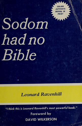 Sodom had no Bible