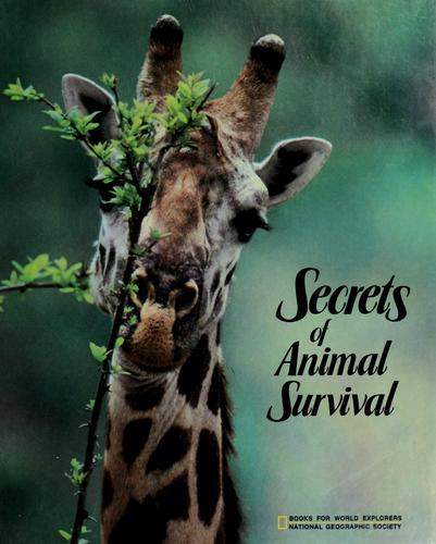 Secrets of animal survival by National Geographic Society cover