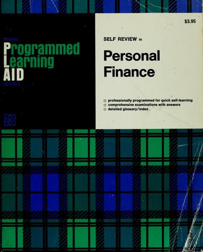 Programmed learning aid for personal finance (Irwin programmed learning aid series)