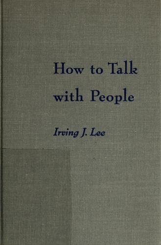 How to talk with people