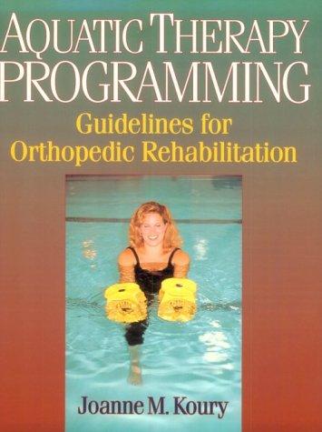 Aquatic therapy programming