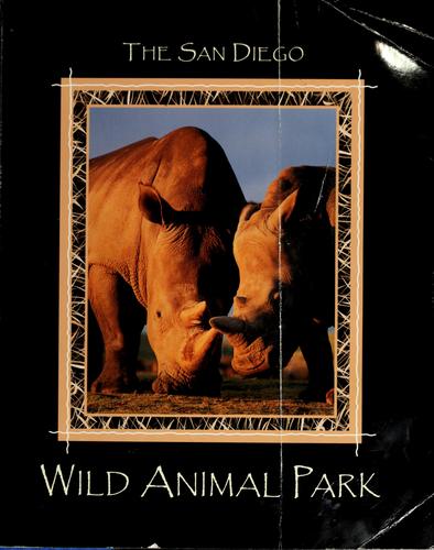 The San Diego wild animal park by Karen E. Worley cover