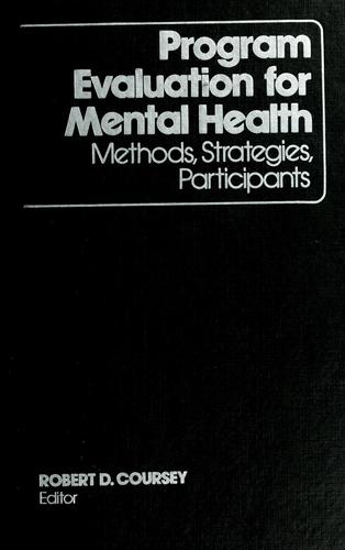 Program evaluation for mental health