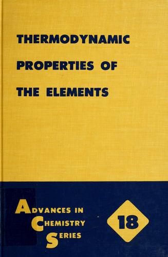Thermodynamic properties of the elements