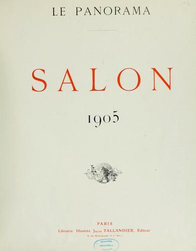Le Panorama, Salon 1905 by Société des artistes français. Salon cover