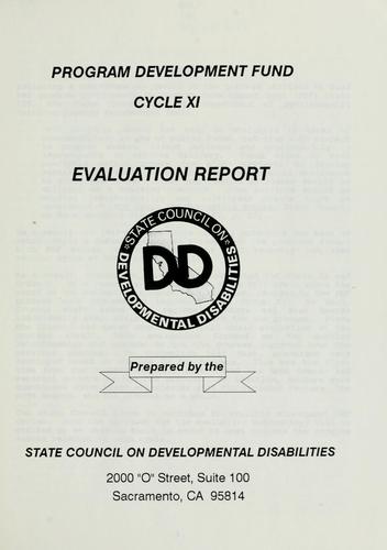 Program development fund cycle XI