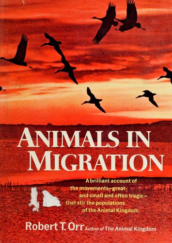 Animals in migration by Robert Thomas Orr cover
