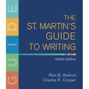 The St. Martin's Guide to Writing