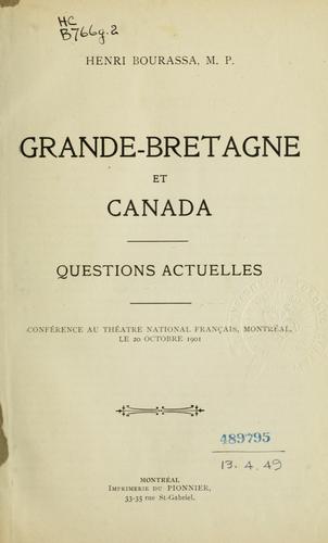 Grande-Bretagne et Canada