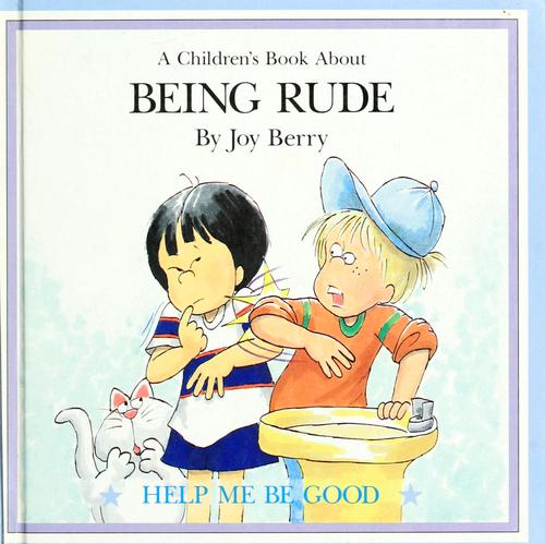 A children's book about being rude