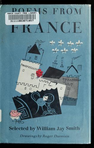 Poems from France by William Jay Smith cover