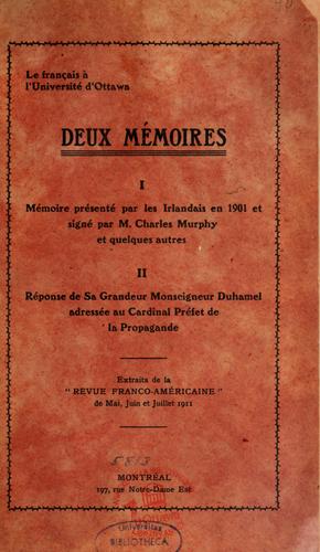 Le Français à l'Université d'Ottawa by Charles Murphy cover