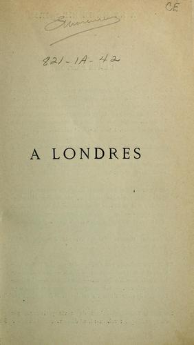 A Londres by Paschal Grousset cover