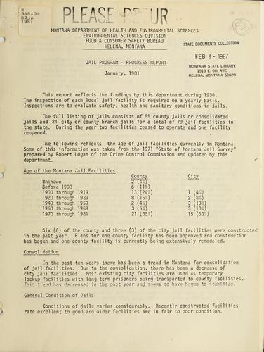Jail program