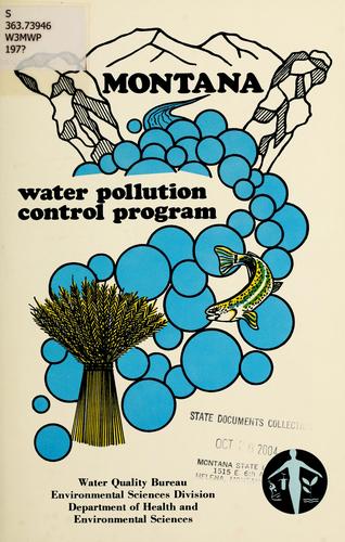 Montana water pollution control program