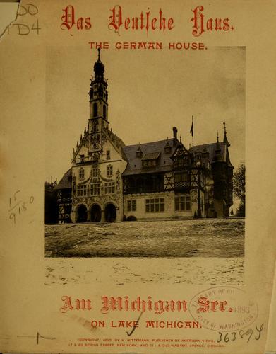Das Deutsche haus by Wittemann, Adolph, pub. [from old catalog] cover