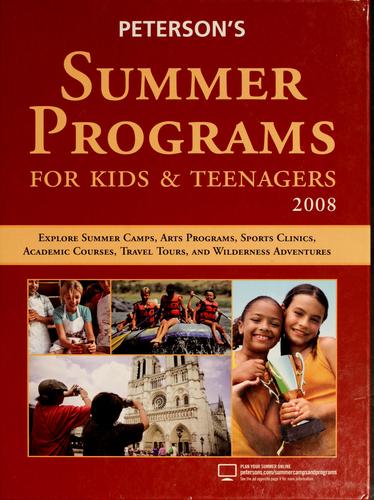 Summer programs for kids & teenagers 2008