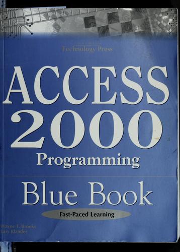 Access 2000 programming