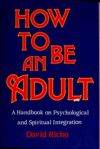 How to be an adult