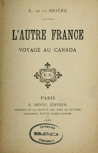 L'autre France by L. La Brière cover