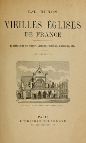 Vieilles églises de France by Léon Louis Buron cover