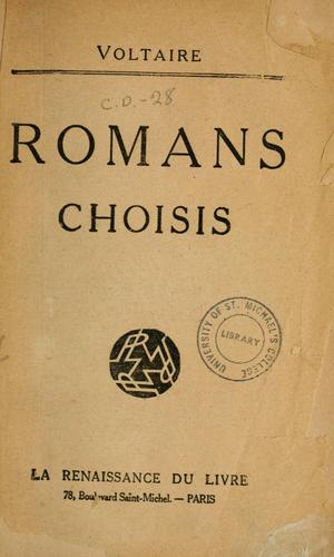 Romans choisis by Voltaire cover