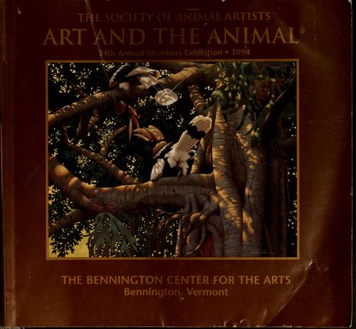 Art and the animal by Society of Animal Artists cover