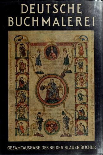 Deutsche Buchmalerei vorgotischer Zeit by Albert Boeckler cover