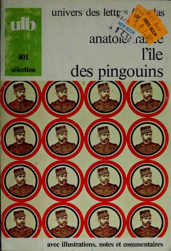 L'île des pingouins by Anatole France cover