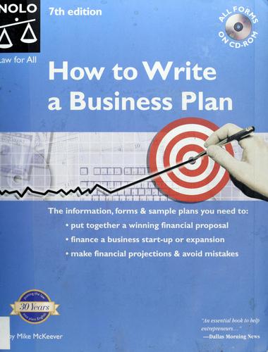How to write a business plan