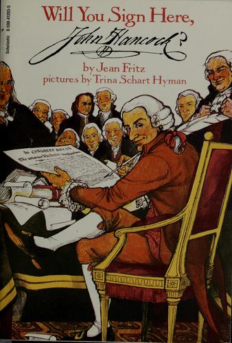 Will you sign here, John Hancock?