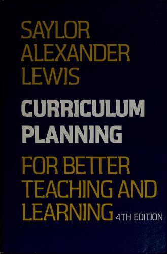 Curriculum planning for better teaching and learning