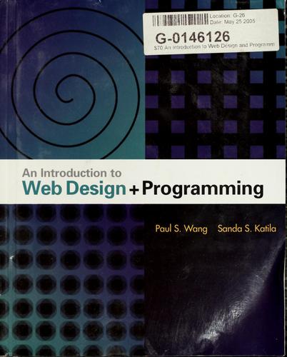 An introduction to Web design and programming