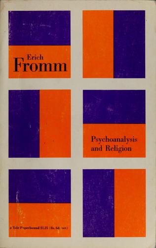 Psychoanalysis and Religion
