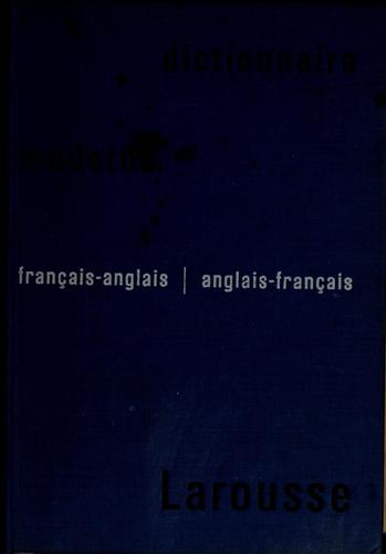 Dictionnaire moderne Français-Anglais by Marguerite-Marie Dubois cover