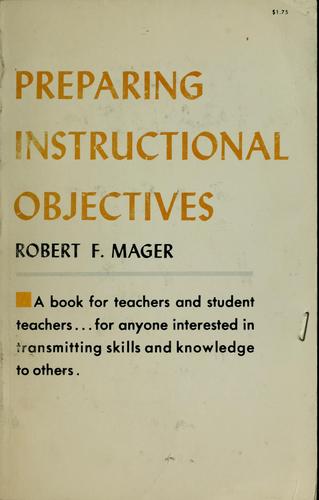 Preparing objectives for programmed instruction