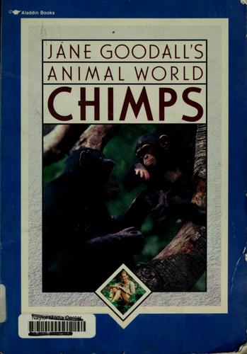 Animal World Chimps Hb by Jane Goodall cover