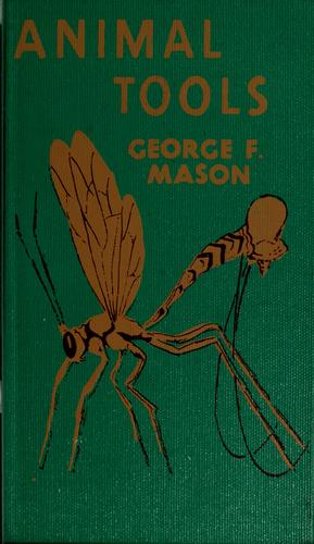 Animal tools by George Frederick Mason cover