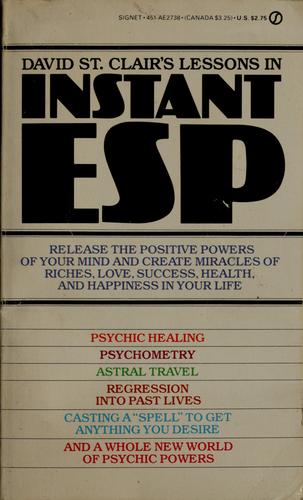 David St. Clair's Lessons in Instant ESP