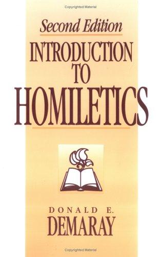 An introduction to homiletics