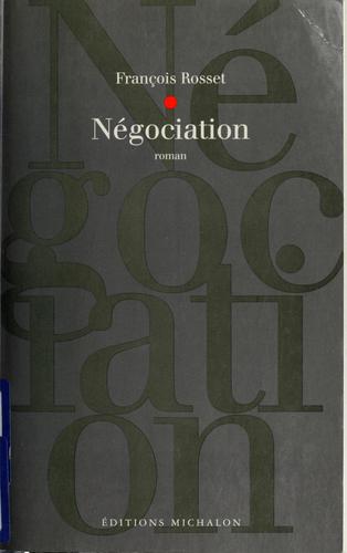 Négociation by François Rosset cover