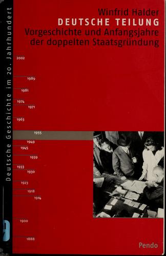 Deutsche Teilung by Winfrid Halder cover