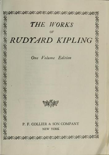 The  works of Rudyard Kipling