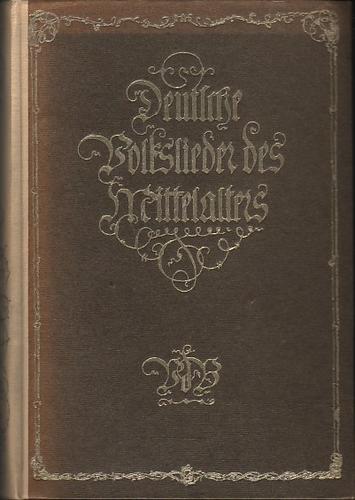 Deutsche Volkslieder des Mittelalters by Fritz Kern cover