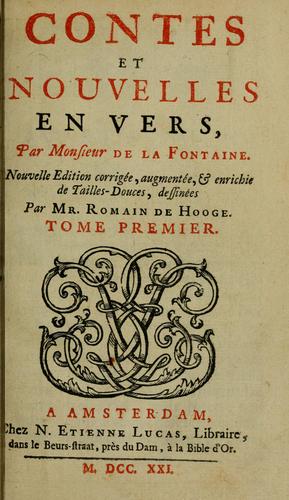 Contes et nouvelles en vers