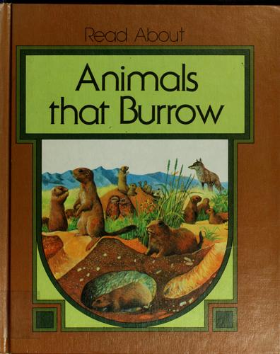 Animals that burrow by Dean Morris cover