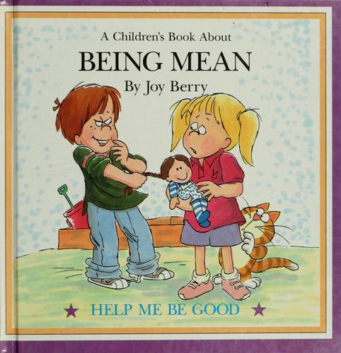 A children's book about being mean