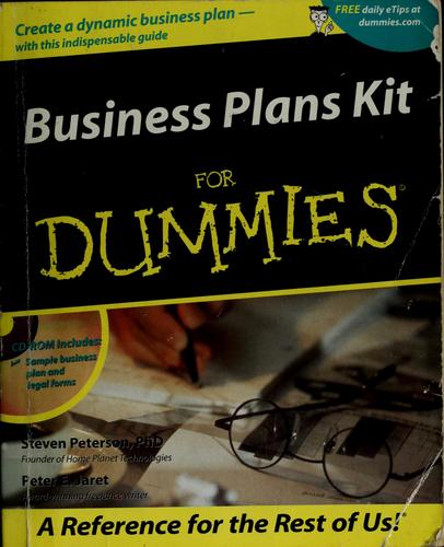 Business plans kit for dummies