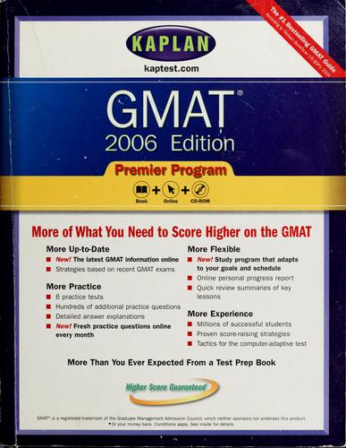 GMAT 2006 edition premier program
