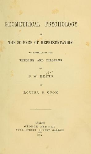 Geometrical psychology, or, The science of representation